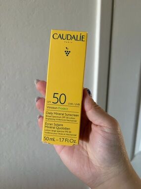 Caudalie Yellow Daily Mineral Sunscreen SPF 50